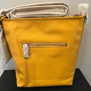 Coach Yellow Purse - Leather